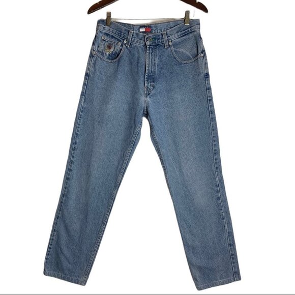 Y2K Tommy Hilfiger Jeans Size  US Waist 32 Vintage 90’s - Picture 1 of 15